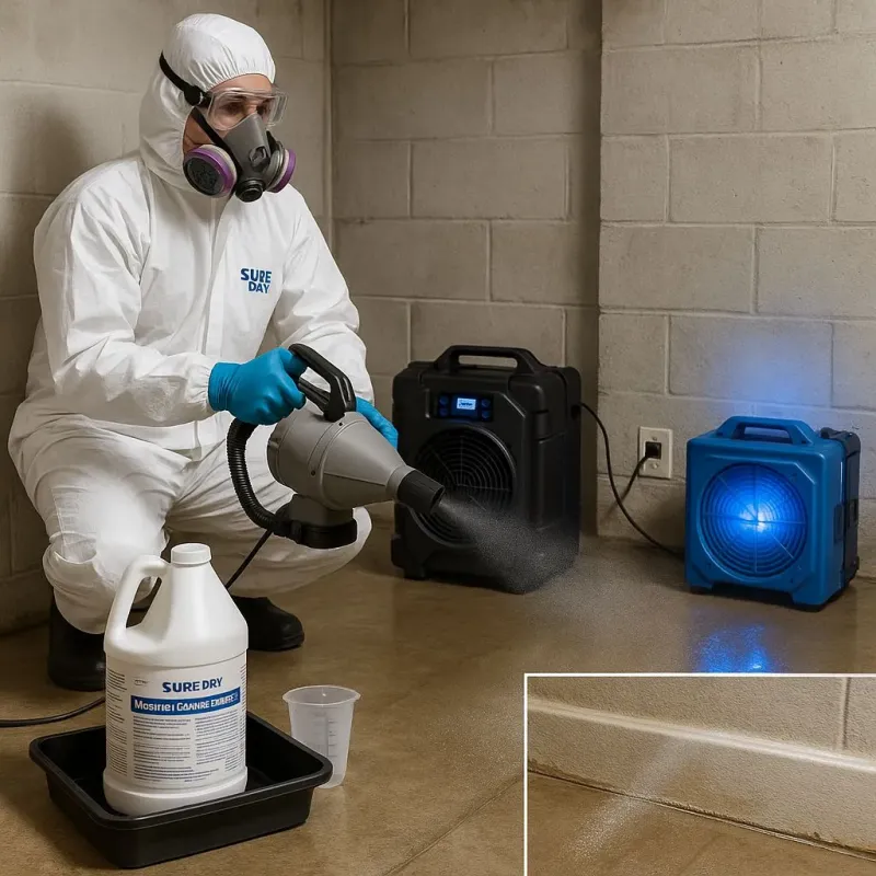 Sanitization and Odor Removal process in Fairbury, IL